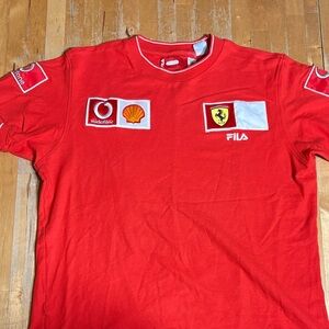 Vintage Fila Ferrari racing team shirt